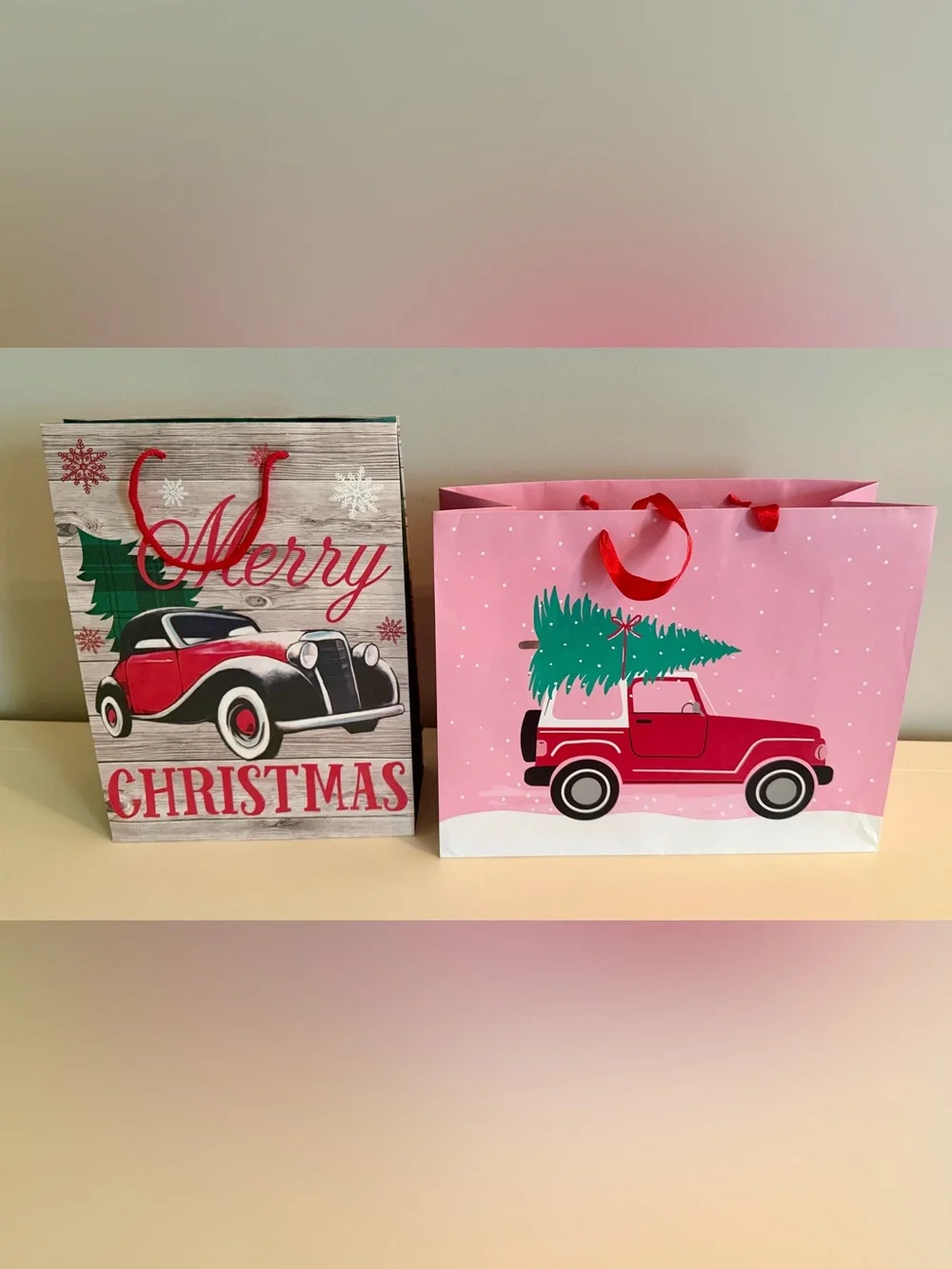 Set of 18 Festive Christmas Gift Bags -Various Sizes